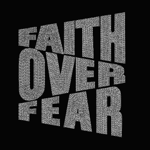 Faith over Fear Rhinestone Transfer