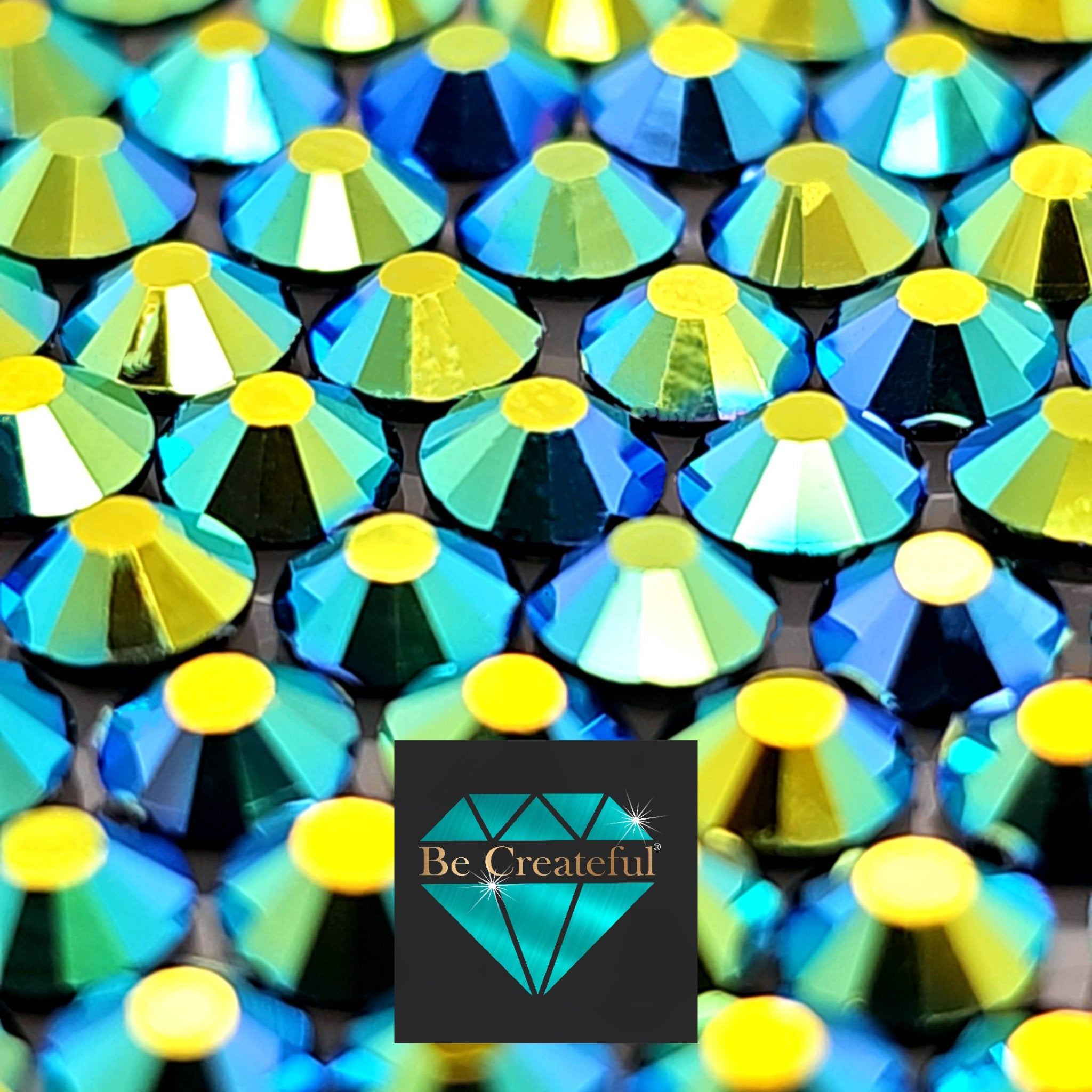 LUXE® Jet AB HOTFIX Rhinestones - 5 ⭐ Rated! Fast shipping – Be Createful