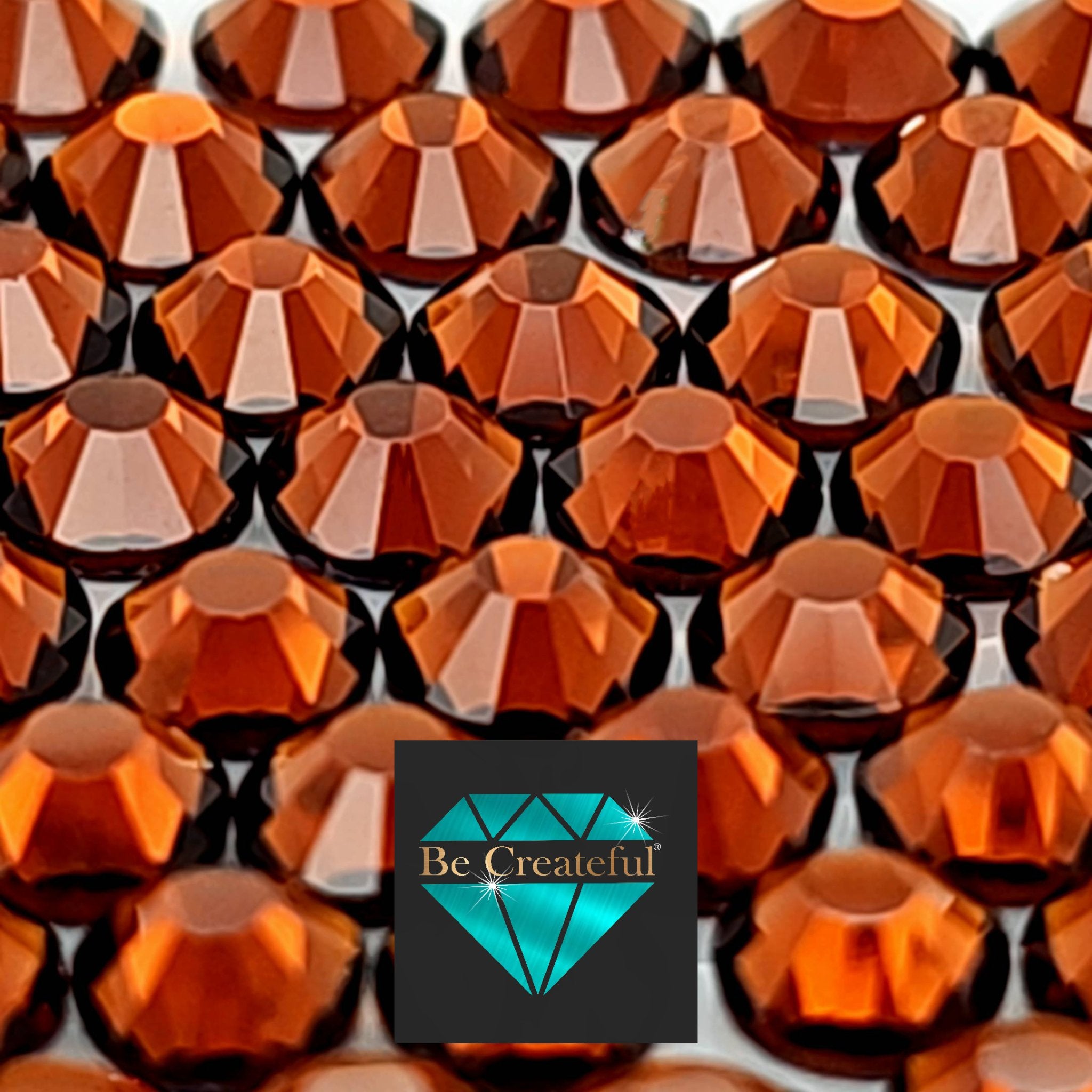 Bulk LUXE® Coffee Dark Topaz Hotfix Rhinestones 💎 Rhinestone Supplier ...