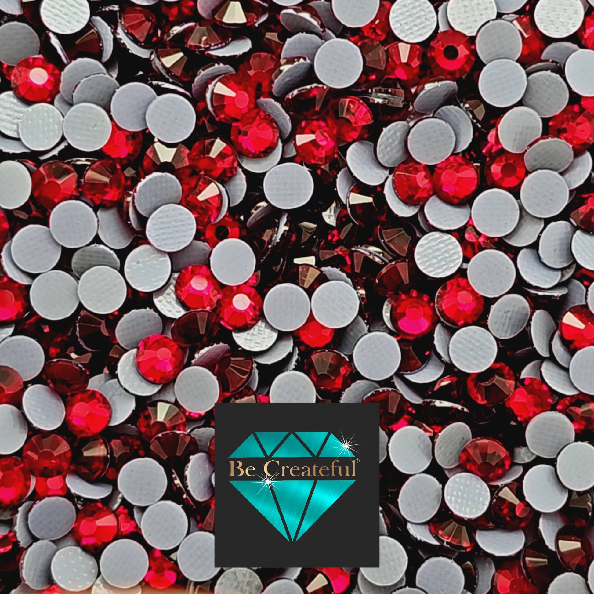 BULK LUXE® Dark Siam Red HOTFIX  Rhinestones