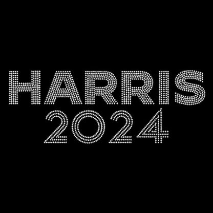 Harris 2024 Rhinestone Transfer