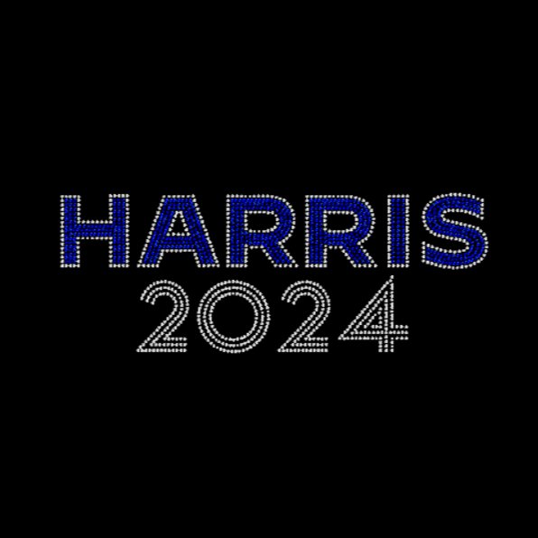 Harris 2024 Rhinestone Transfer