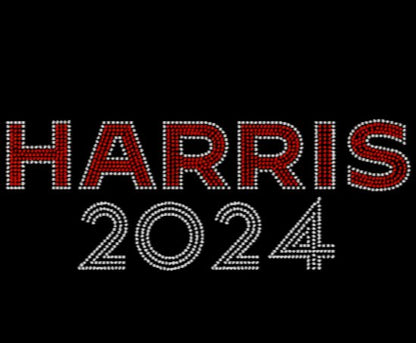 Harris 2024 Rhinestone Transfer