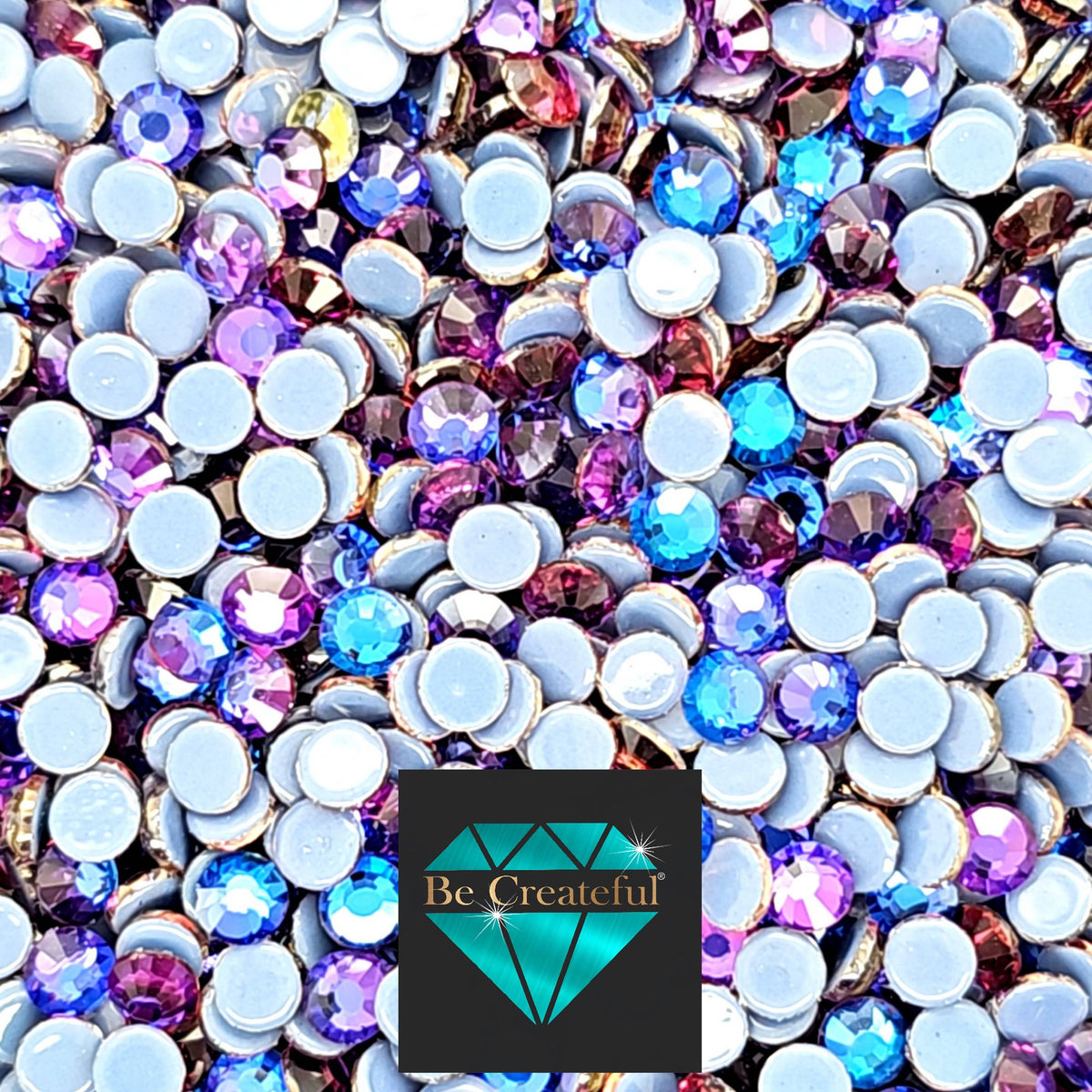 Purple Rhinestone Glass LUXE® Purple Majesty Hotfix Glass Rhinestones - 5 ⭐ Rated – Be Createful