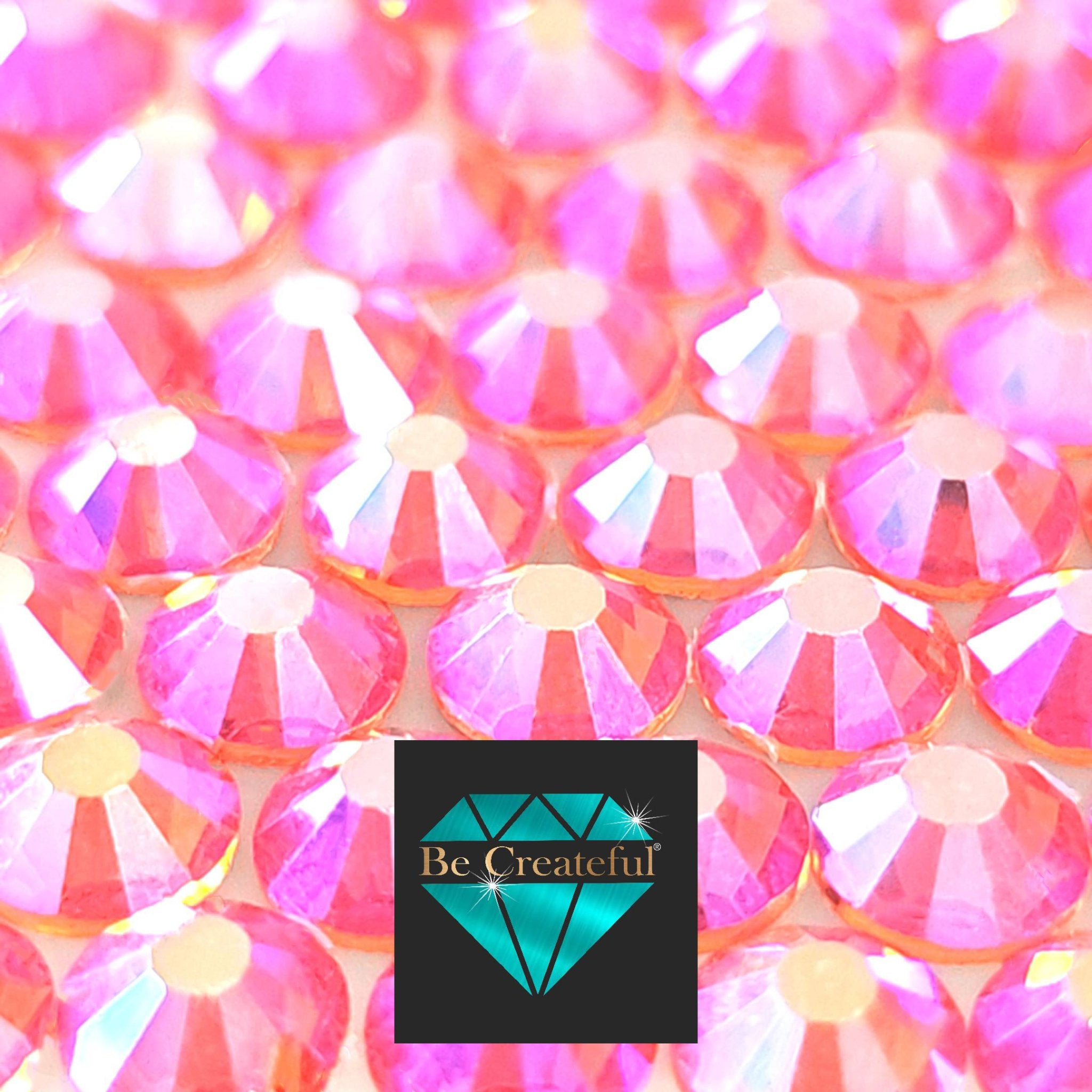 FLATBACK Hyacinth AB Glass Rhinestones | Foiled, Wholesale Pricing – Be ...