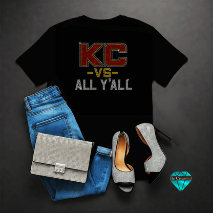 KC vs All Y 'All Rhinestone Transfer