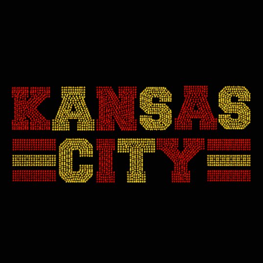 Kansas City Rhinestone Transfer