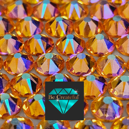 FLATBACK LUXE® Topaz AB Rhinestones