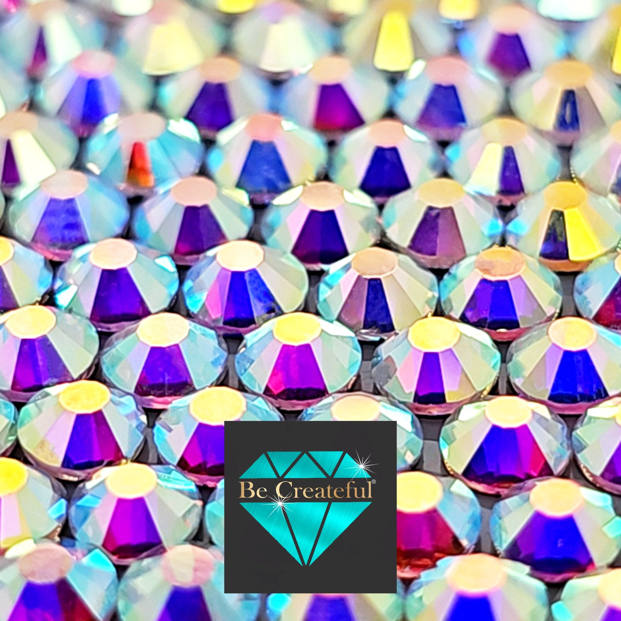 LUXE® Crystal AB Hotfix Glass Rhinestones - Rated 5 Stars!💎 – Be