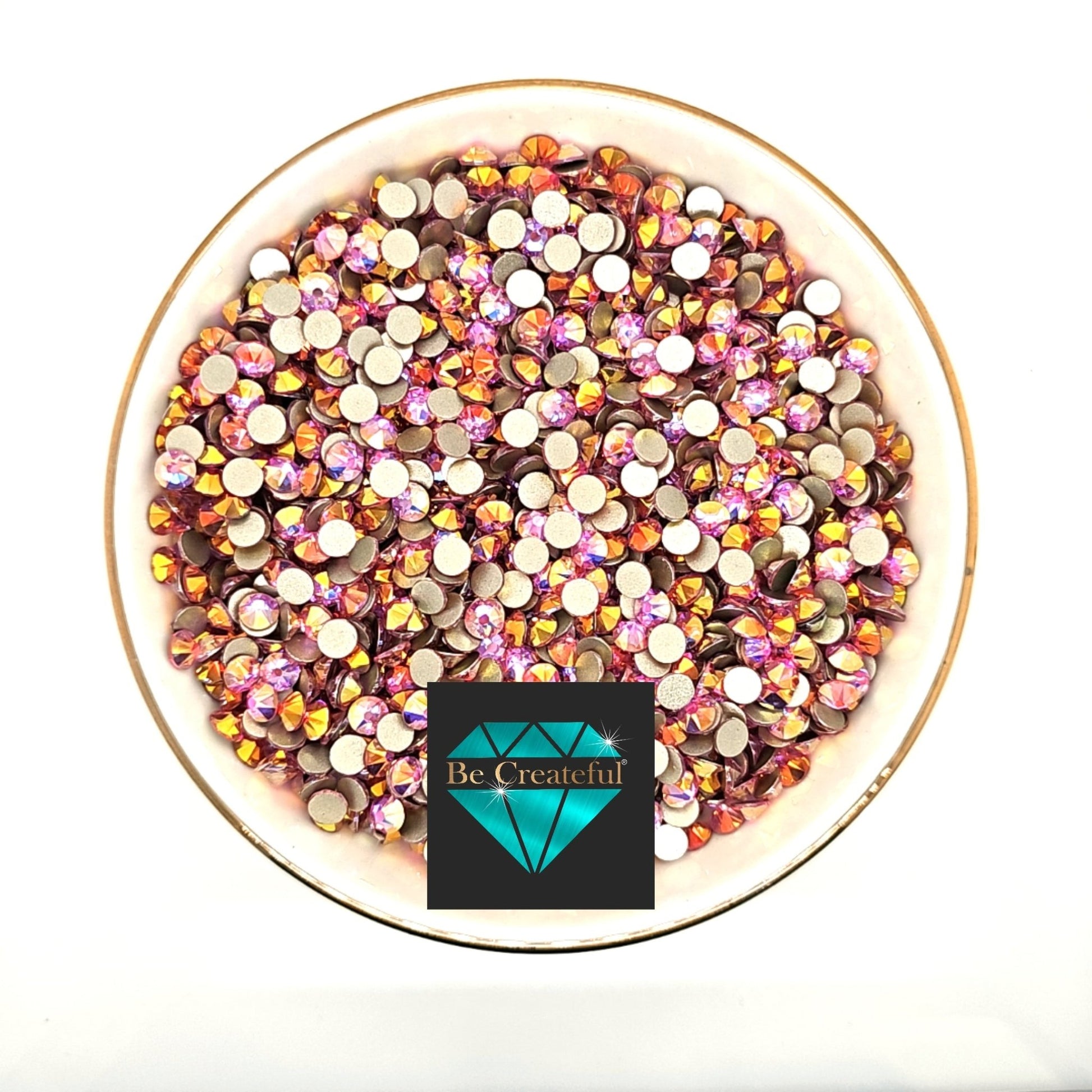 FLATBACK LUXE® Mirage Pink Rhinestones