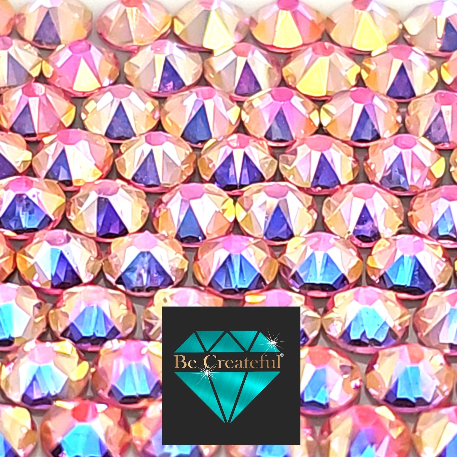 FLATBACK LUXE® Mirage Pink Rhinestones