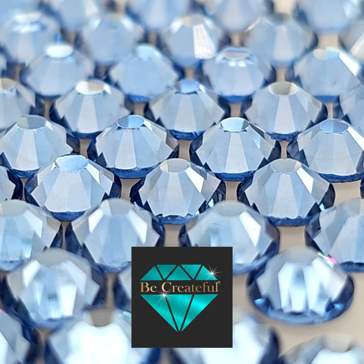 Lot De 500 Strass Thermocollants (hotfix) Turquoise 3 Mm Ss10 - Pour Customisation Textile, Neufs