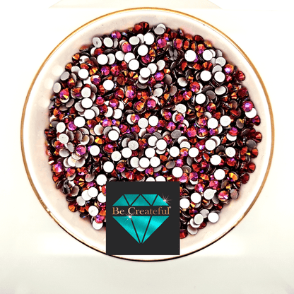 Multi-Size Mirage Fuchsia Flatback Rhinestone