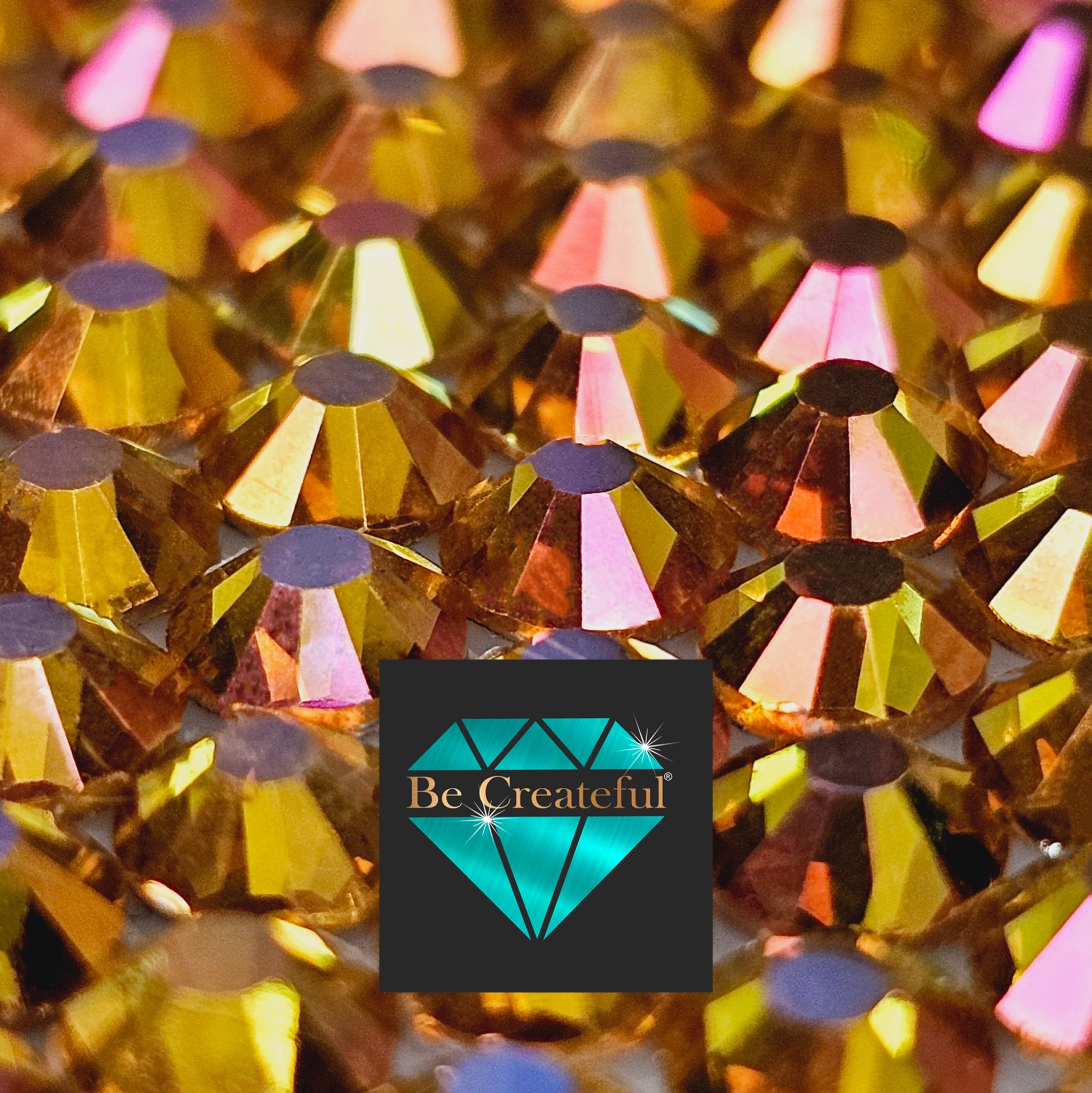 Multi-Size Topaz Flatback Rhinestones - US Rhinestone Supplier – Be ...
