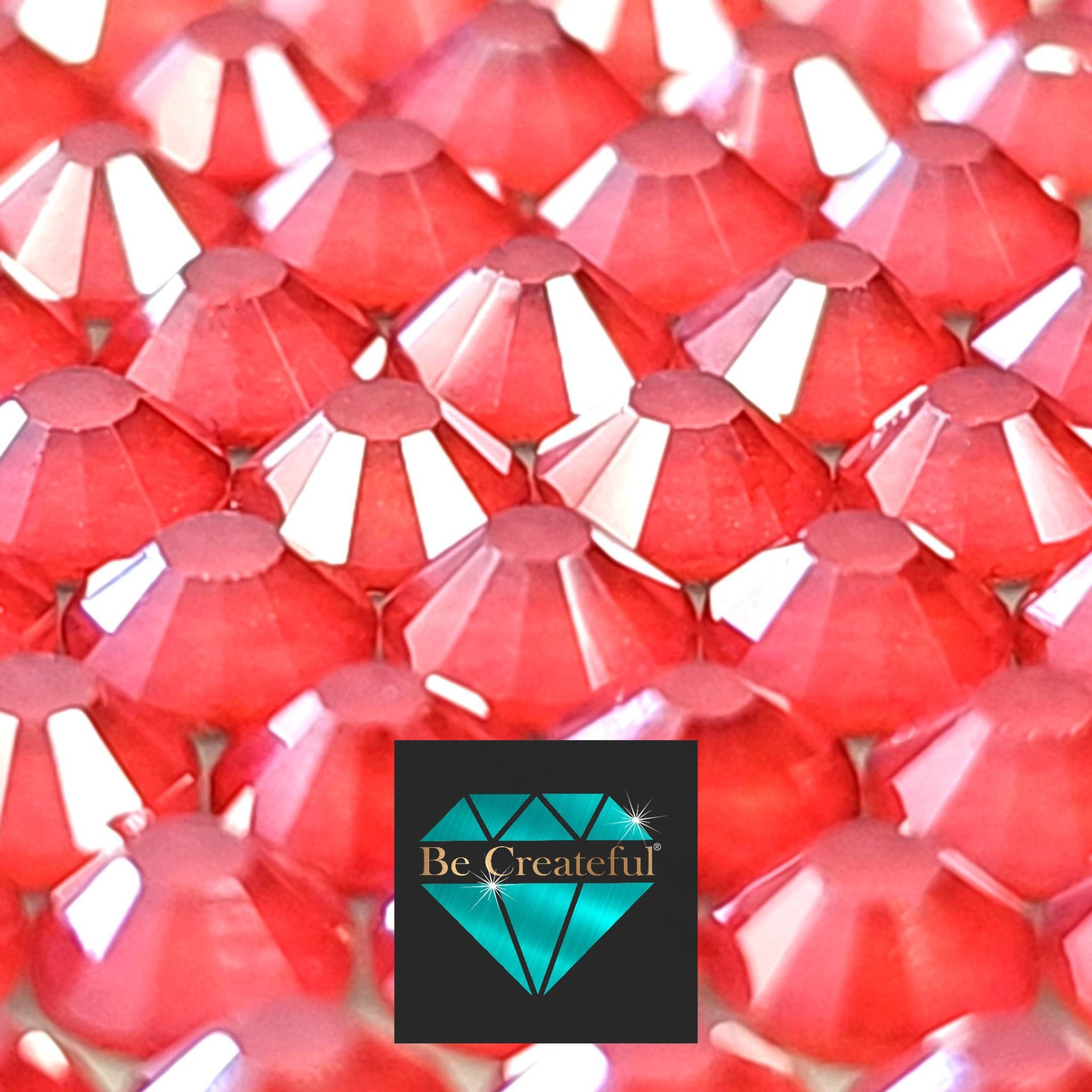 Mocha Matte Light Siam Red FLATBACK Rhinestone - Rhinestone Supplier ...