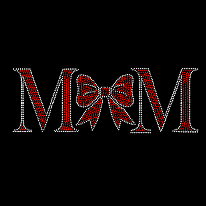 Siam Mom Filled with Bow Rhinestone Transfer