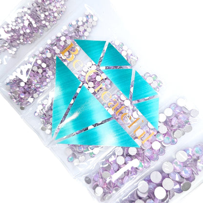 Multi-Size Mystique Pink Flatback Rhinestones