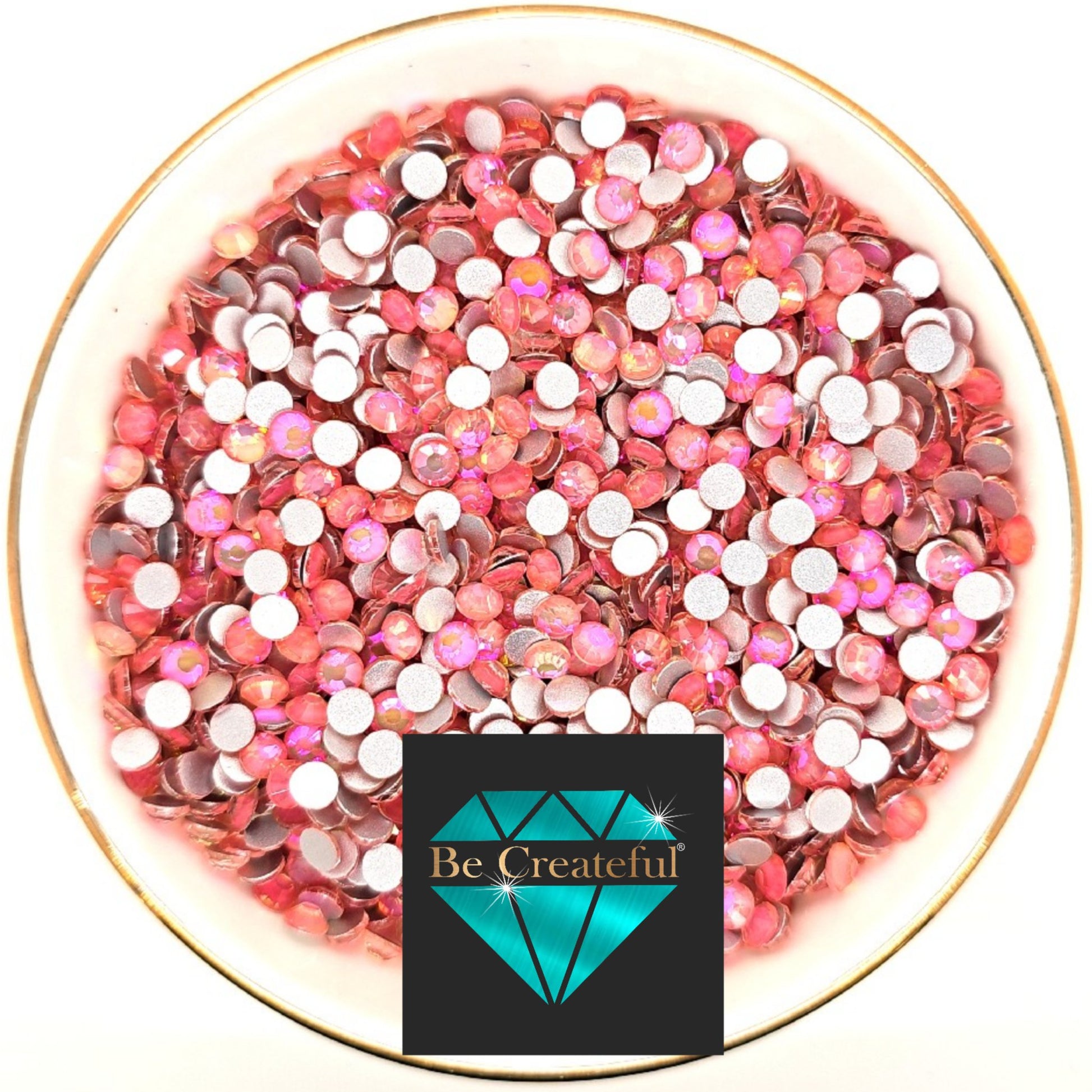 Flatback Mystique Rose Rhinestones