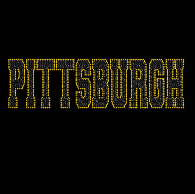 Pittsburg Rhinestone Transfer