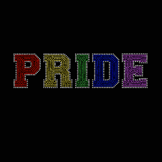 Pride Rhinestone Transfer PRIDE Hotfix Rhinestone Transfer – Be Createful