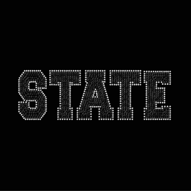 Rhinestone State Transfer in Crystal and Black