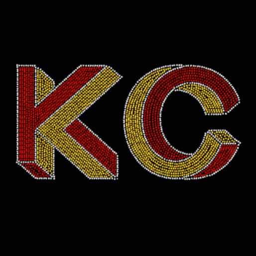 Twisted KC Rhinestone Design