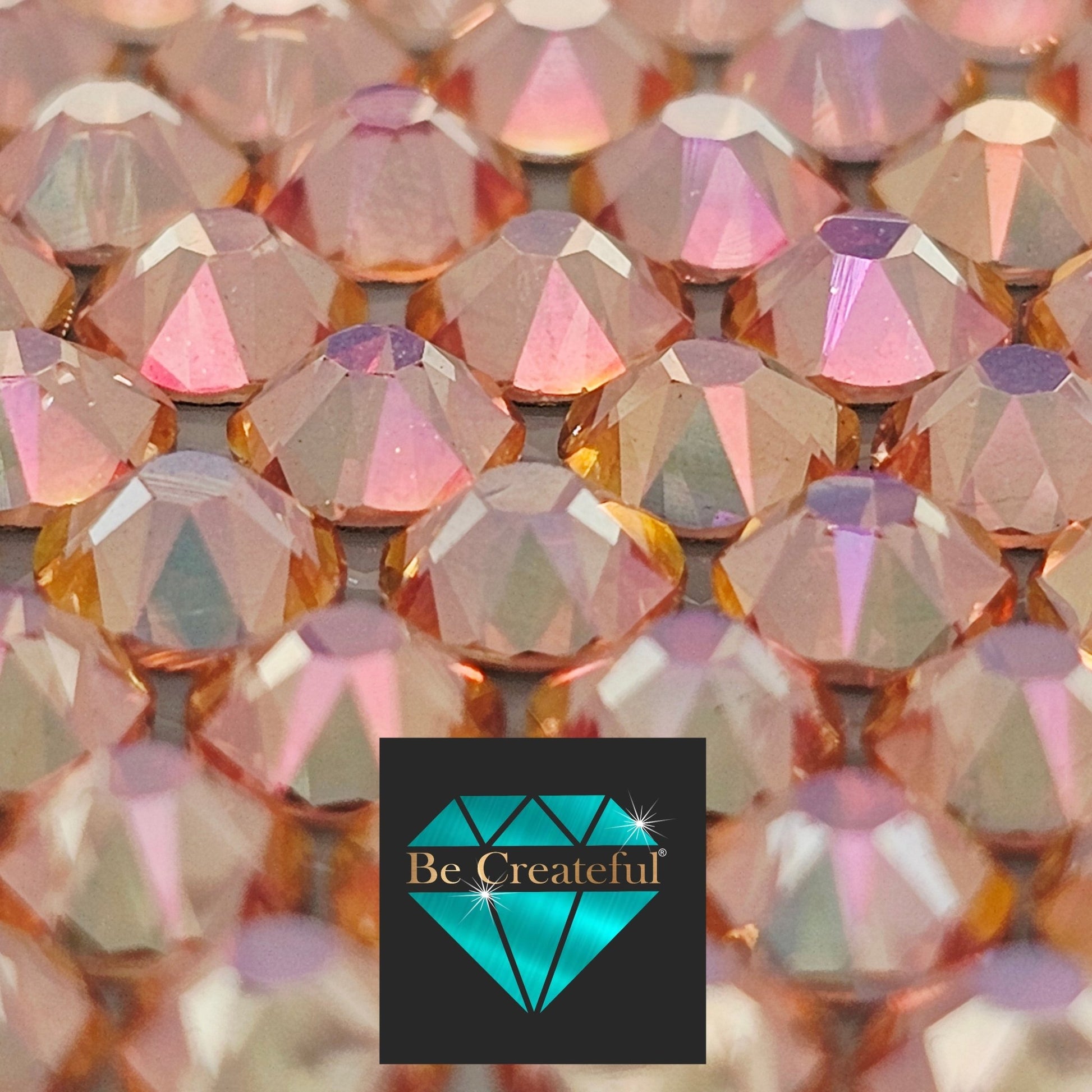 Be Createful LUXE Mirage Champagne rhinestones 
