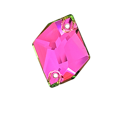 Vitrail Rose Cosmic SHAPED Sew On Rhinestone