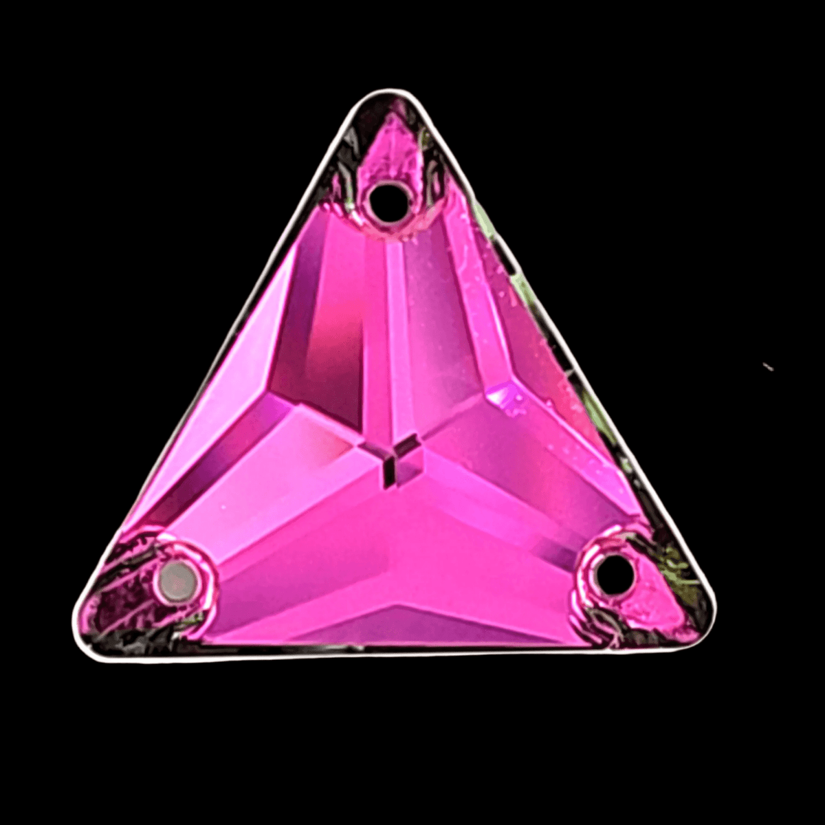 Vitrail Rose SQUARE SHAPED Sew On Rhinestones