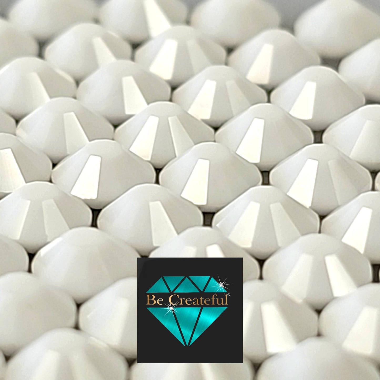 BULK LUXE® White FLATBACK Rhinestones