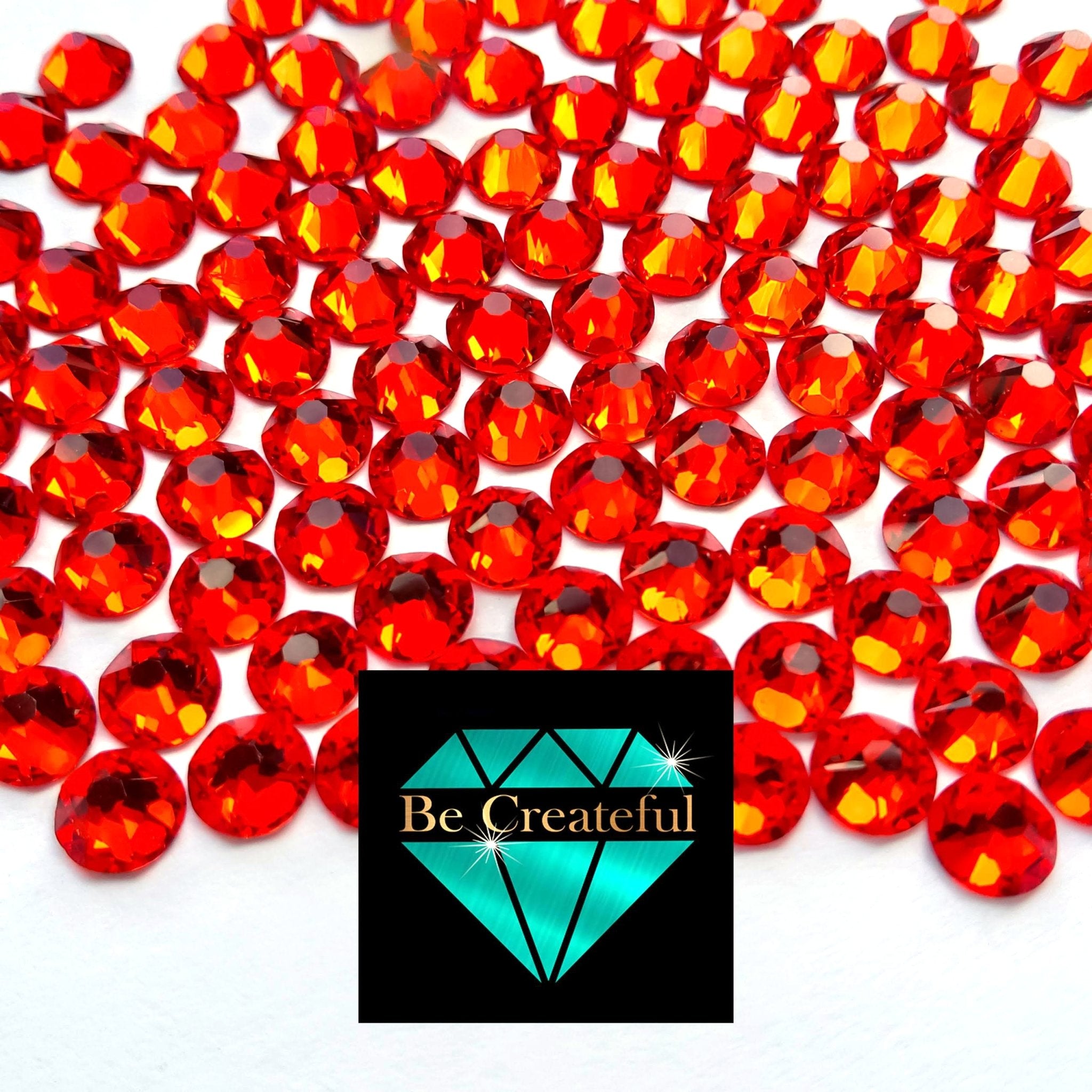 BULK DMC Hyacinth Orange Hotfix Rhinestone-Wholesale Pricing – Be Createful