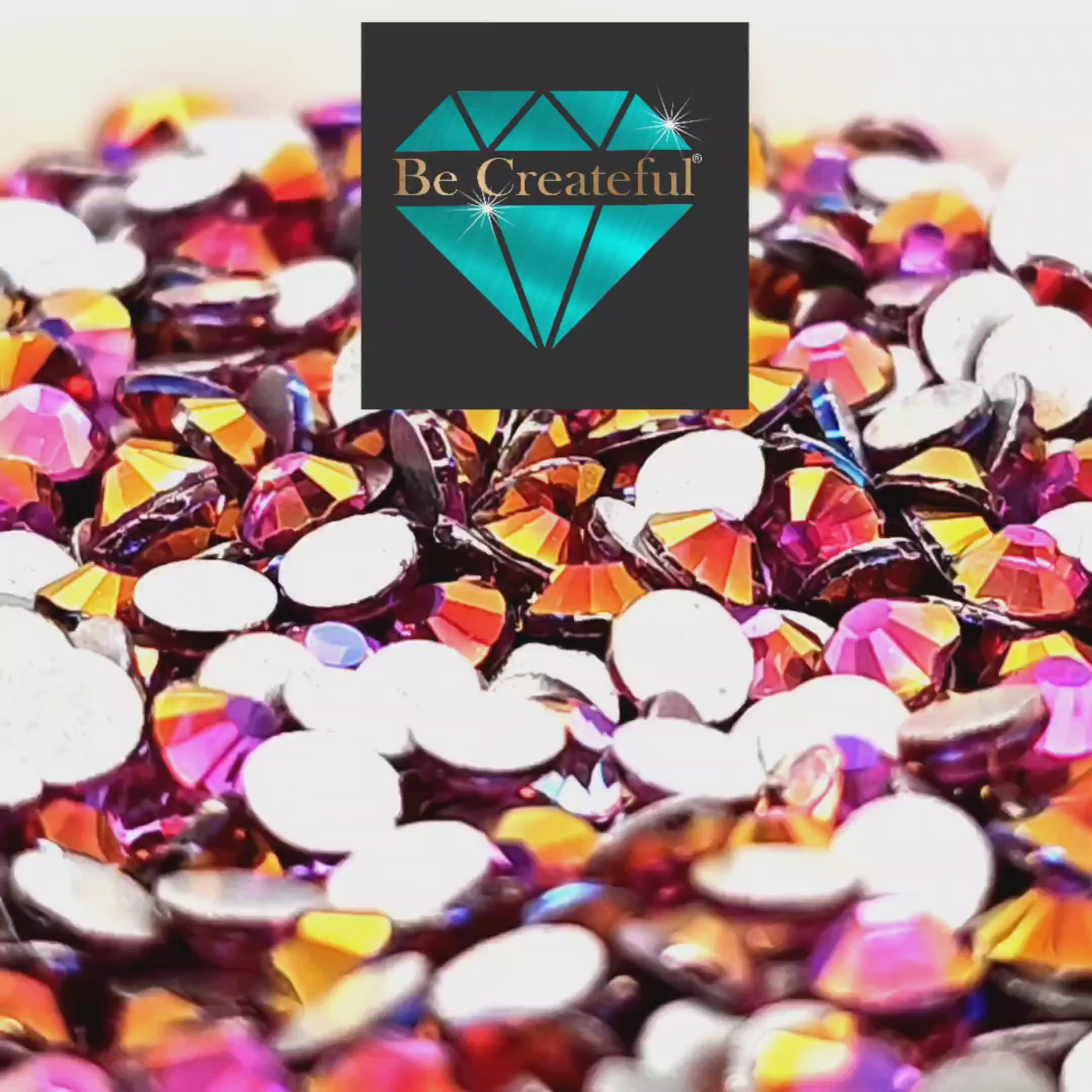 Mirage Fuchsia Flatback Rhinestone