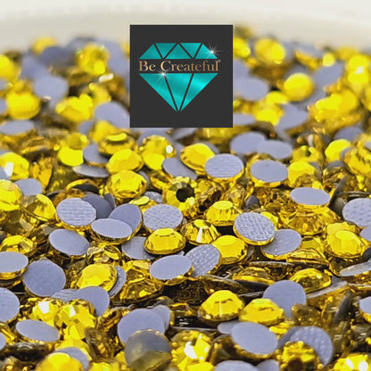 Citrine Yellow LUXE® HOTFIX Rhinestones