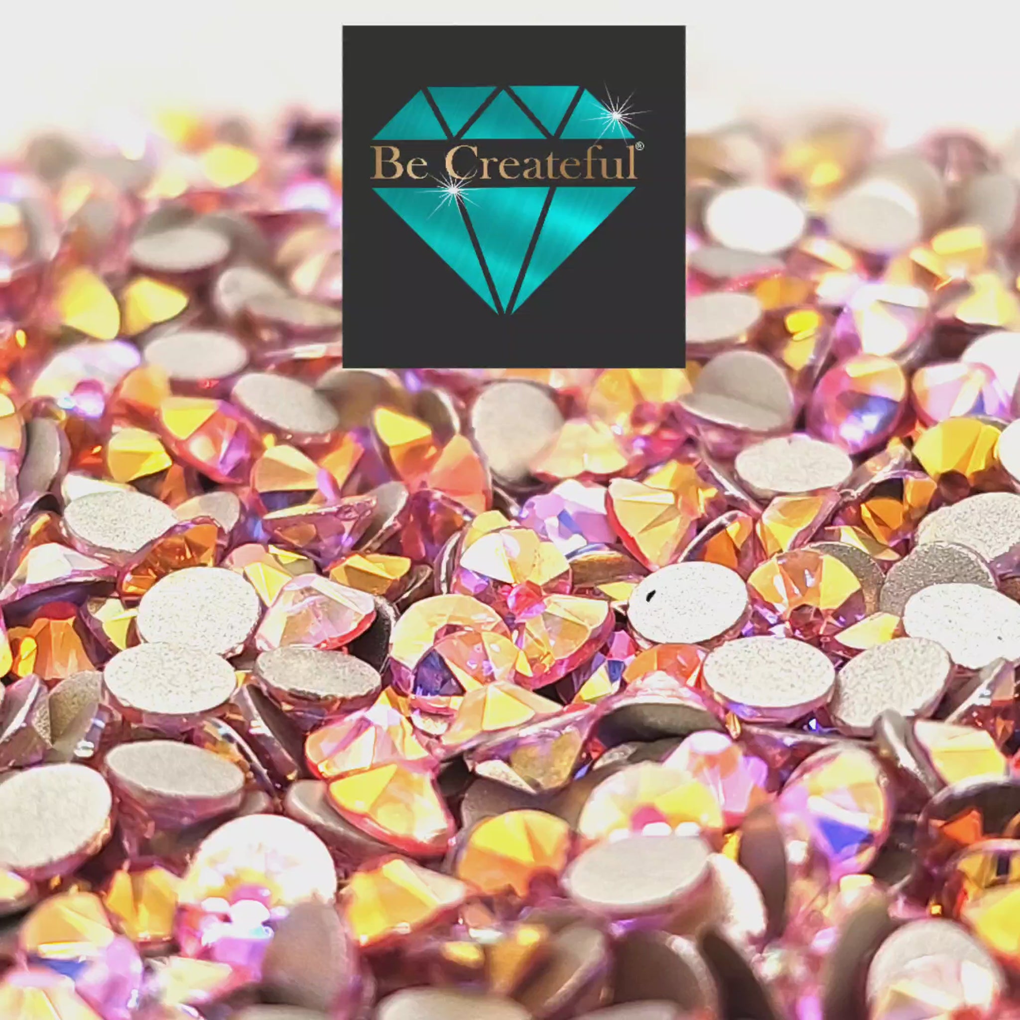 LUXE® Mirage Pink Flatback Rhinestones