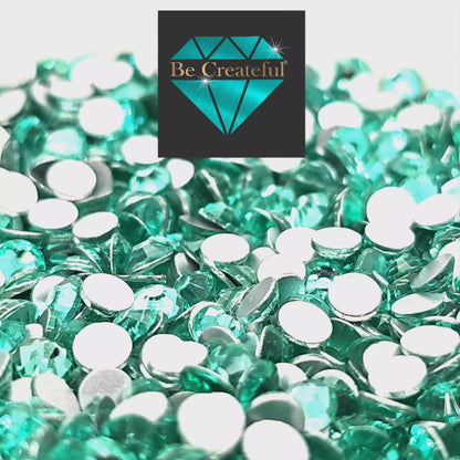 Flatback Mint Rhinestones