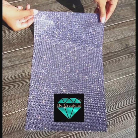 Tanzanite Rhinestone Sheets with tons of sparkle