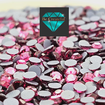 Fuchsia BULK DMC HOTFIX Rhinestones