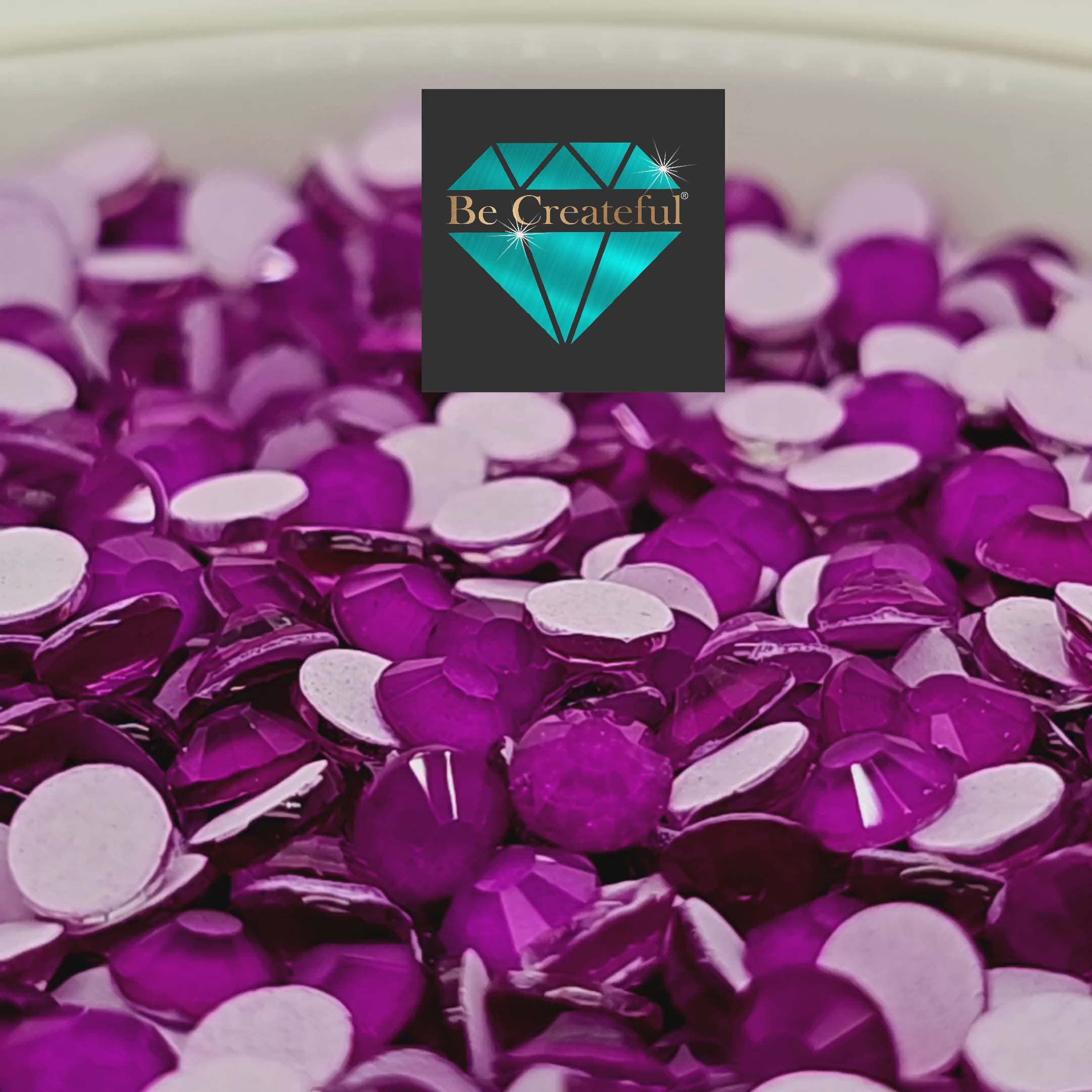 LUXE® Neon Purple Hotfix Glass Rhinestones - 5 Star Rated – Be