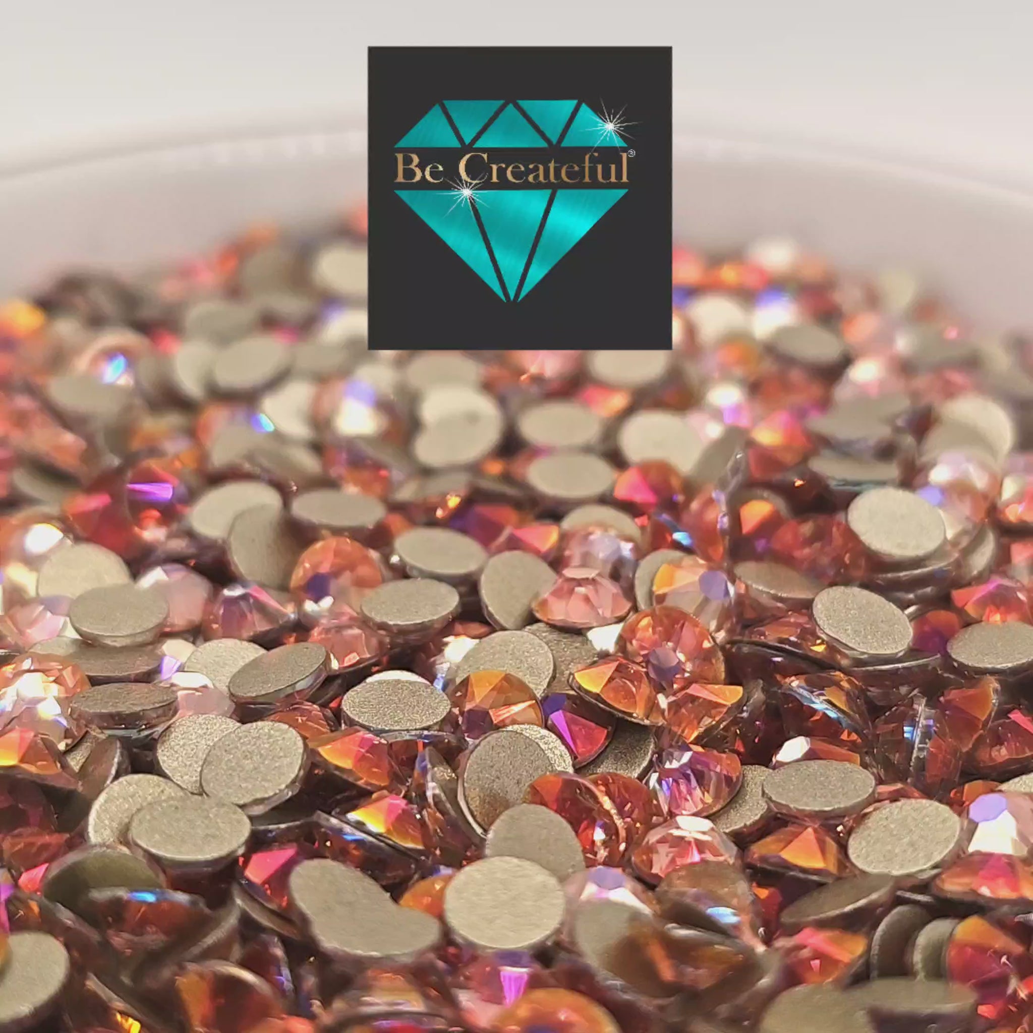 Be Createful LUXE Mirage Champagne rhinestones 