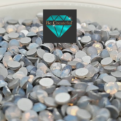 White Opal BULK LUXE® HOTFIX Rhinestones