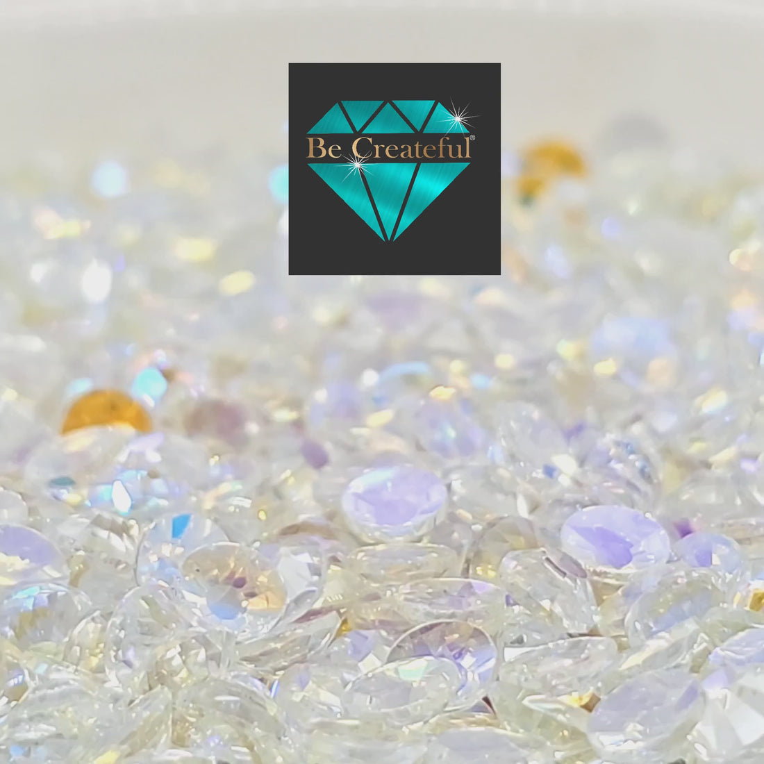 FLATBACK Aurora Transparent Rhinestones – Be Createful