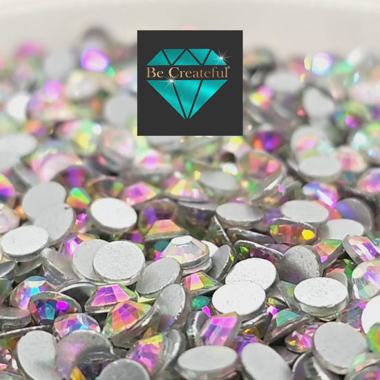 Multi-Size Confetti Flatback Rhinestones