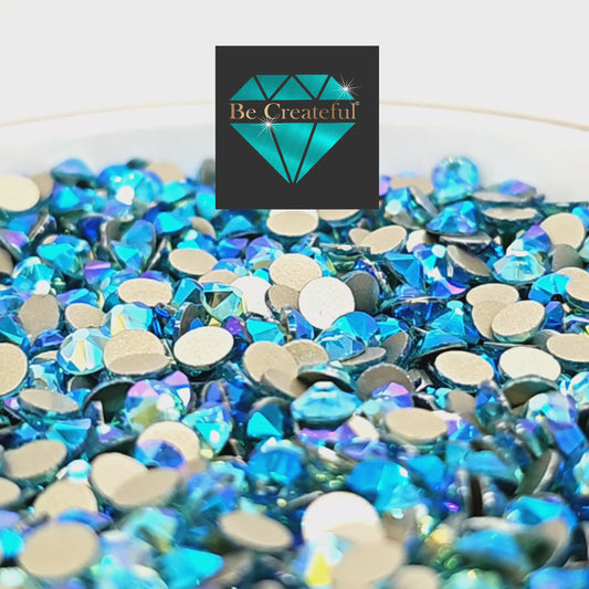 Top Quality Aurum Flare 32 Glass Crystal Rhinestone Flatbacks Non Hotf – AD  Beads