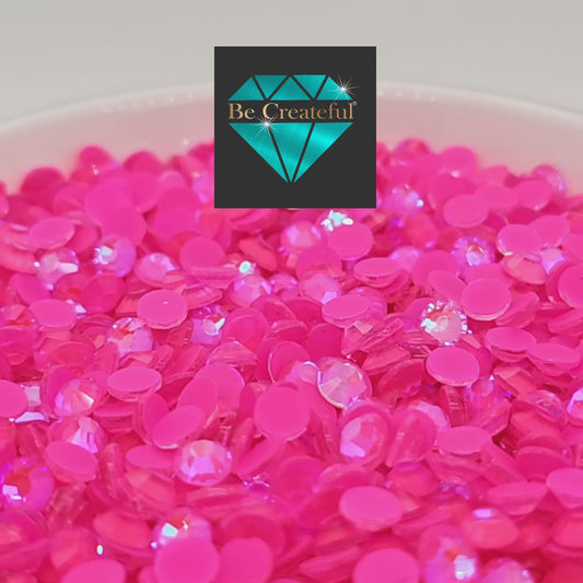 Neon Rose AB Rhinestones