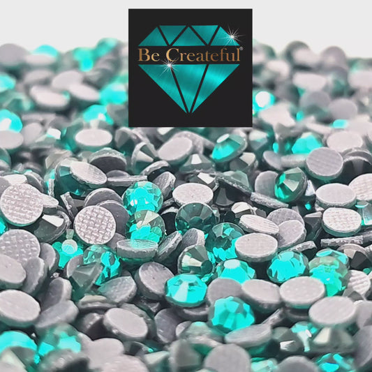 Peacock BULK DMC HOTFIX Rhinestones