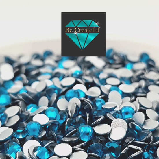 FLATBACK Blue Zircon Rhinestones