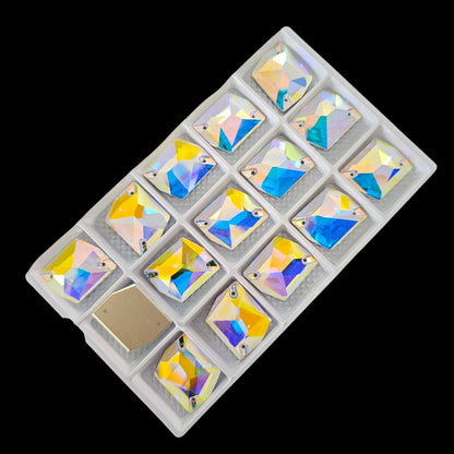 Crystal AB Cosmic SHAPED Sew On Rhinestone