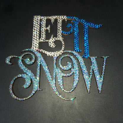 Let It Snow Word Art