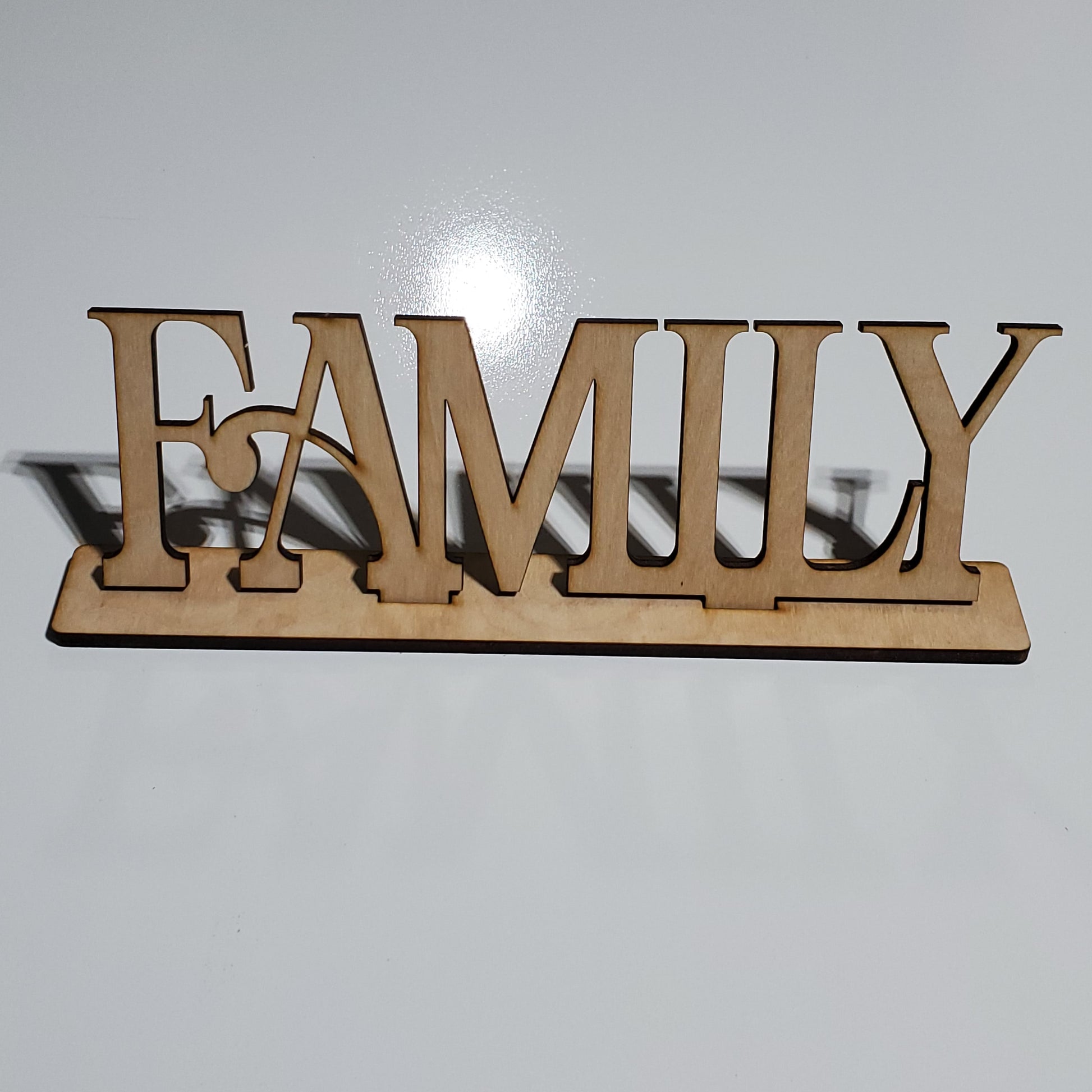 Family Word art crafts are perfect to embellish with rhinestones. - Rhinestone - Flatback rhinestones - 5⭐rated
