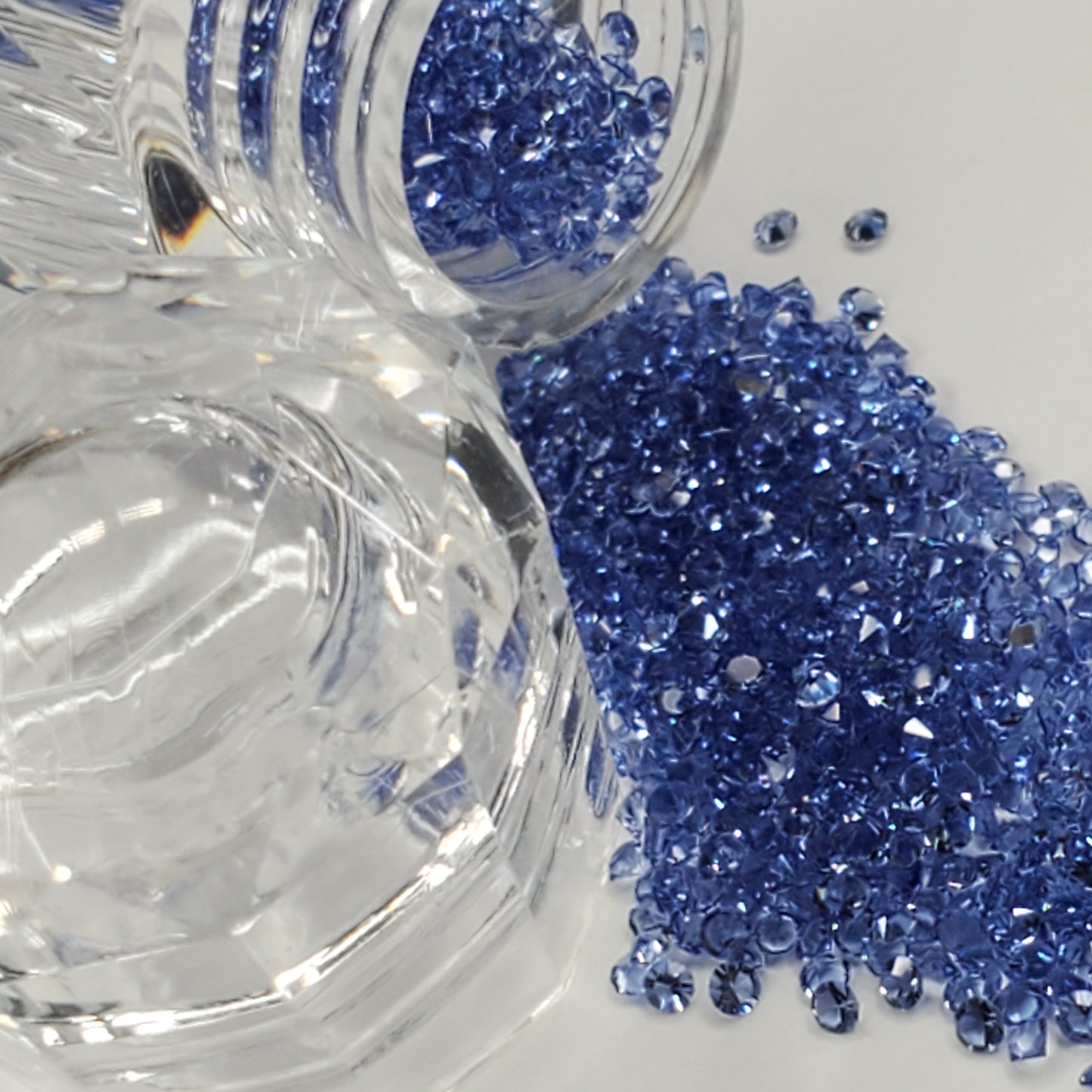 CLEARANCE Light Sapphire Caviar/Pixie Dust Micro Mini Glass Rhinestones